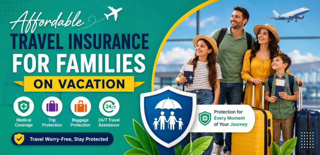 Affordable travel insurance for families on vacation